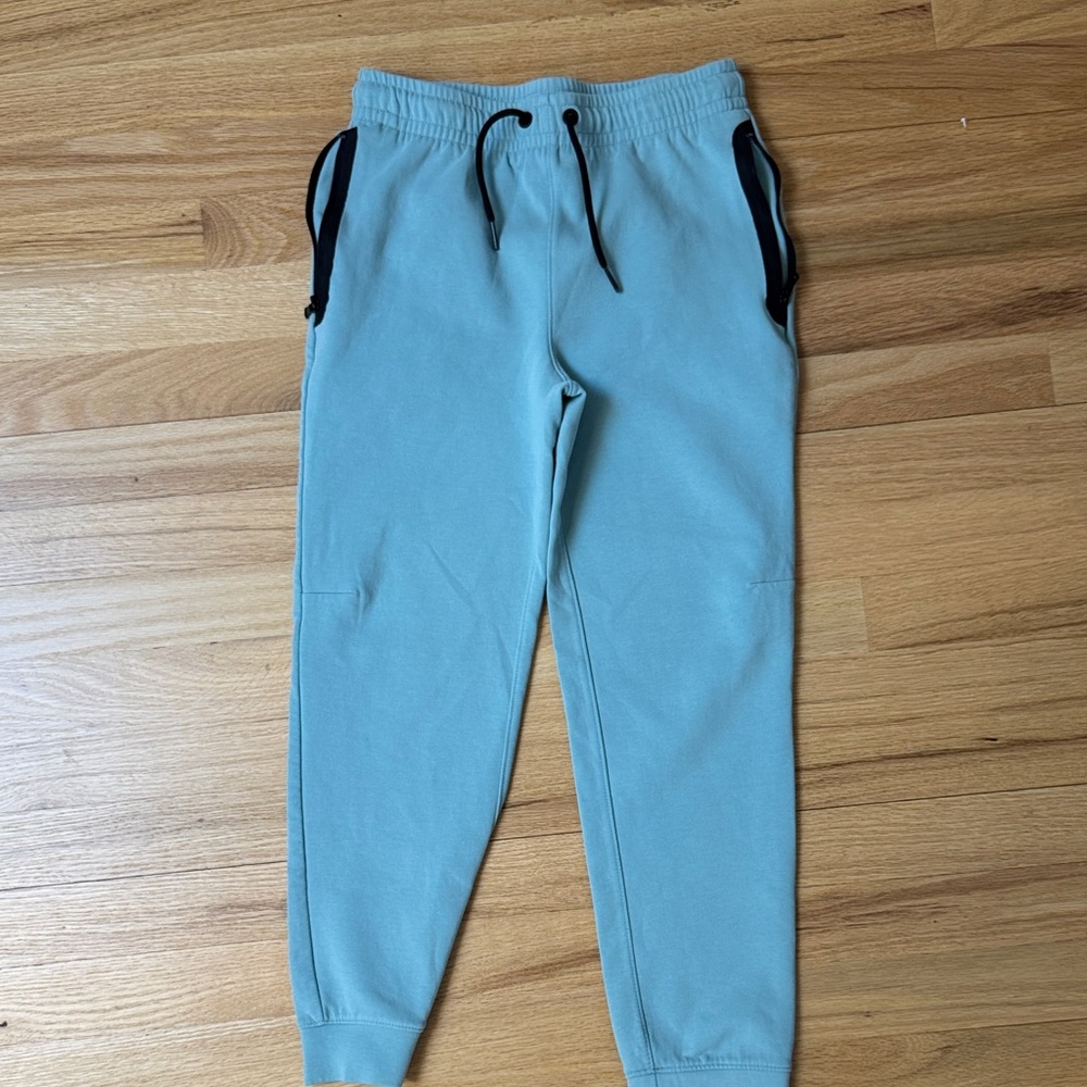 Old Navy Dynamic Fleece Light Blue Boys Joggers with Black Accents